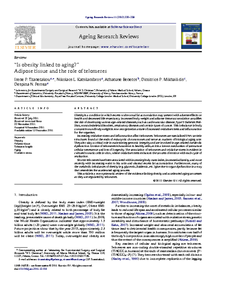 Adipose_tisue_and_the_role_of_telomeres_TzanetakouIP_ARR_2011