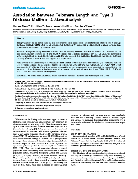 Association_between_TL_and_type2diabetes_ZhaoJ_PLoSOne_2013