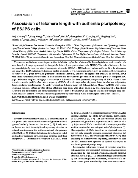 Association_of_telomere_length_with_authentic_pluripotency_of_ES-iPScells_Huang_CellRes_2011