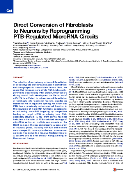Direct_Conversion_of_Fibroblasts_to_Neurons_reprograming_Xue_Cell_2012