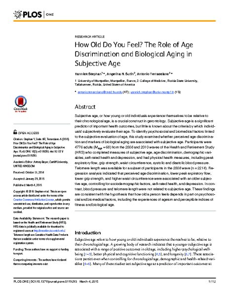 How_old_do_you_feel.Terracino_Yannick.Plos_One_2015