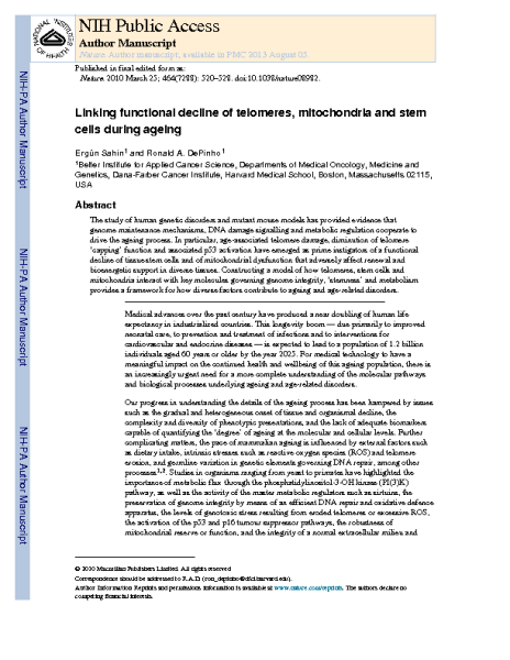 Linking_functional_decline_of_telomeres_mitochondria_and_stem_cells_during_ageing_Sahin&Depinho_Nautre_2010