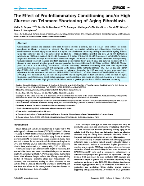 Pro-Inflammatory_High_Glucose_Telomere_Shortening_of_Aging_Fibroblasts.Klelia_Salpea.Plos_One_2013