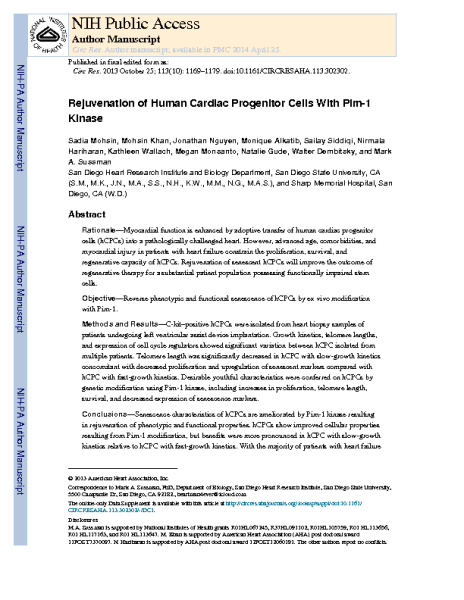 REjuvenation_of_hCPC_with_Pim-1_Kinase_Mohsin_CircRes_2013