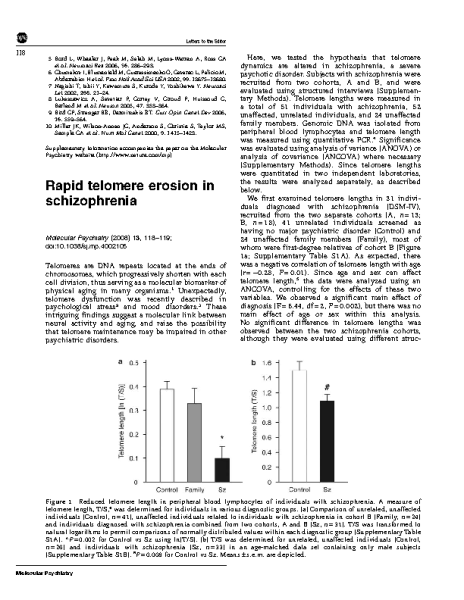 Rapid_Telomere_Erosion_Schizophrenia.HT_Kao.Molecular_Psychiatry_2008