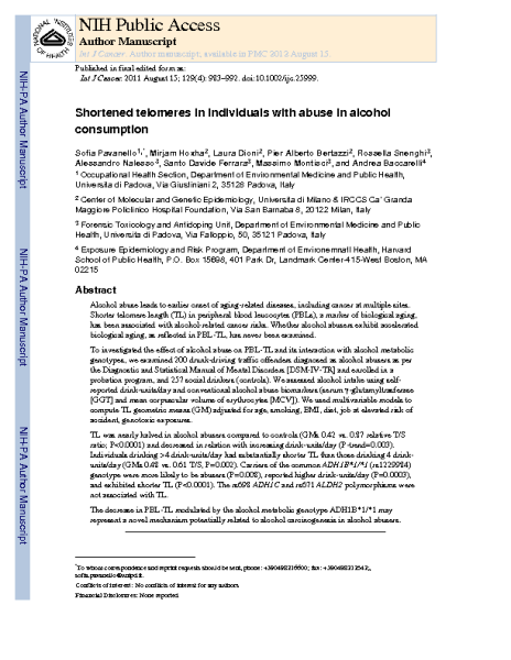 Shortened_telomeres_in_individuals_with_abuse_in_alcohol.Sofia_Pavanello.IntJ_Cancer_2011