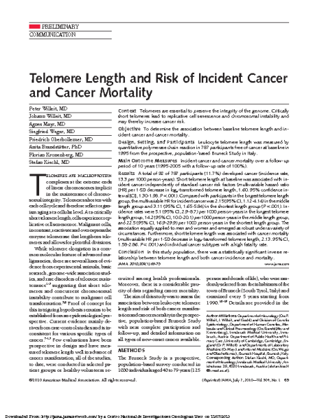 TL_and_risk_of_Cancer.Stefan_Kiechl.JAMA_2012