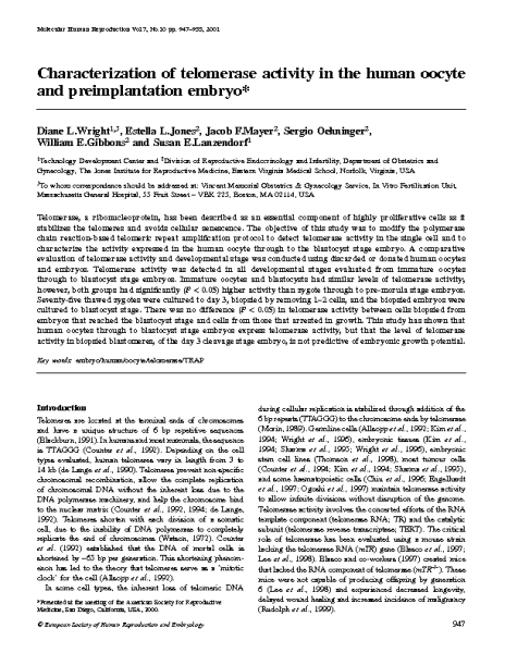 Telomerase_activity_in_human_oocyte_and_embryo_WrightDL_2001